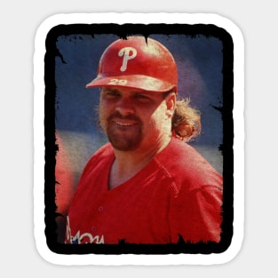 John Kruk in Philadelphia Phillies, 1993 NLCS Sticker